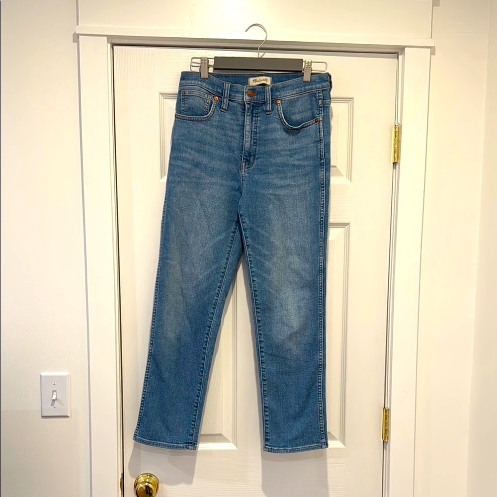 Madewell Stovepipe denim jeans